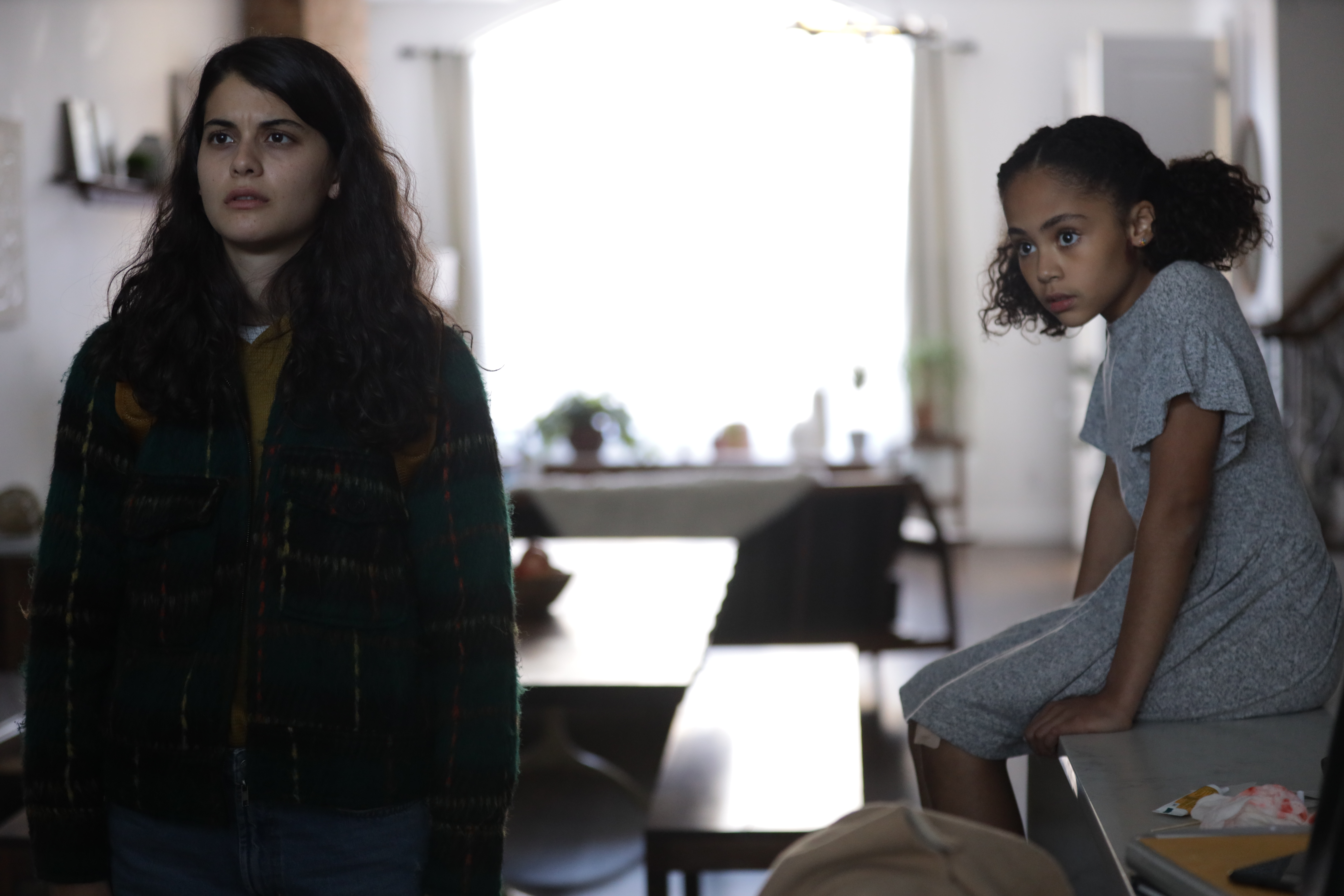 Sofia Black-D’Elia and Charlotte MacLeod in Margo & Perry